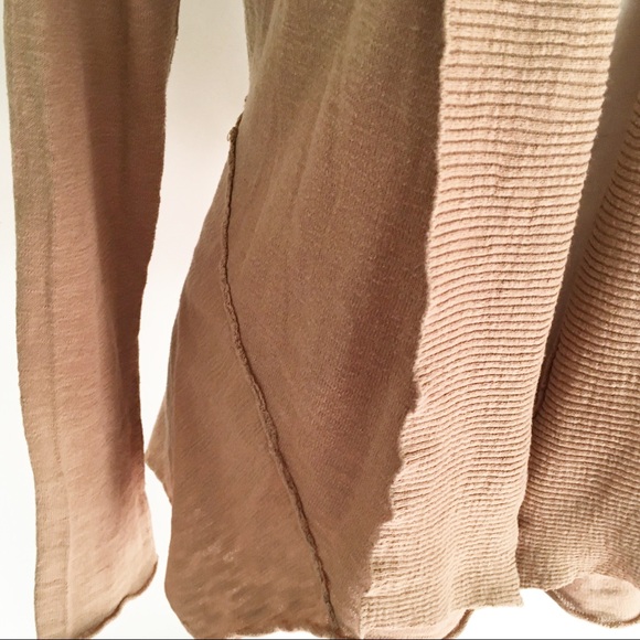 Grace Elements Tan Open Front Cardigan Size Large - Picture 6 of 10